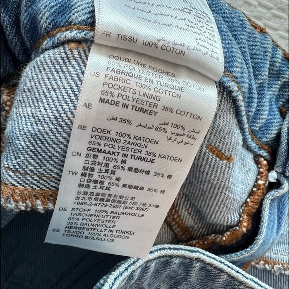 Sandro Paris Two-Toned Denim Shorts - Picture 9 of 13